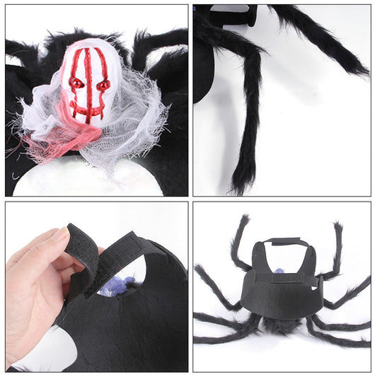 Halloween pet cosplay costume for cats by PAWSOME PETS, featuring a festive and colorful outfit for feline Halloween dress-up.