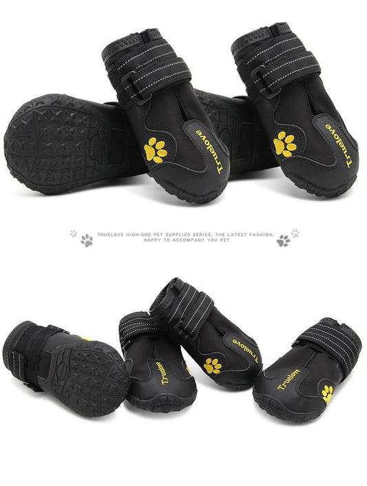 True Love Outdoor Adventure Dog Shoes - Black, Size 2 - Pawsome Pyjamas