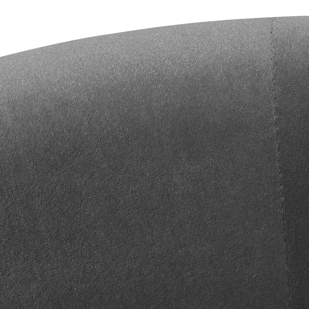 Grey PaWz Luxury Elevated Sofa for pets by IDropship, featuring an anti-slip base and plush cushioned surface for cats and dogs.