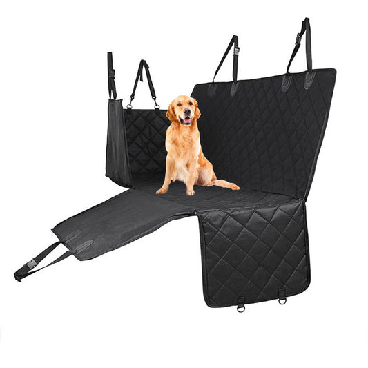 SOGA luxury waterproof car trunk pet mat with non-slip backing, cargo liner, and seat cover for pet travel protection.