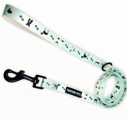 Pawsome Pets Designer Premium Dog Lead - DAPPER DOGGY