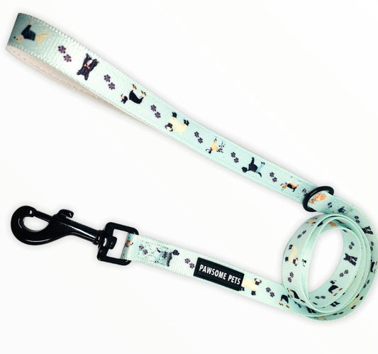 Pawsome Pets Designer Premium Dog Lead - DAPPER DOGGY