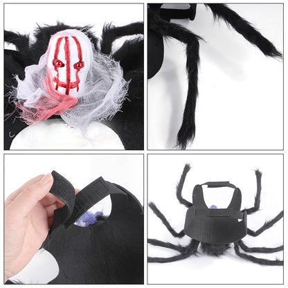 Halloween pet cosplay costume for cats by PAWSOME PETS, featuring a festive and colorful outfit for feline Halloween dress-up.