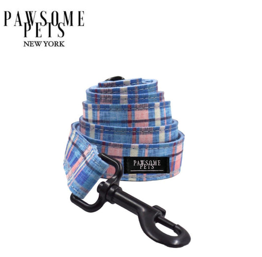 LEASH -  BLUE STRIPE - Pawsome Pyjamas