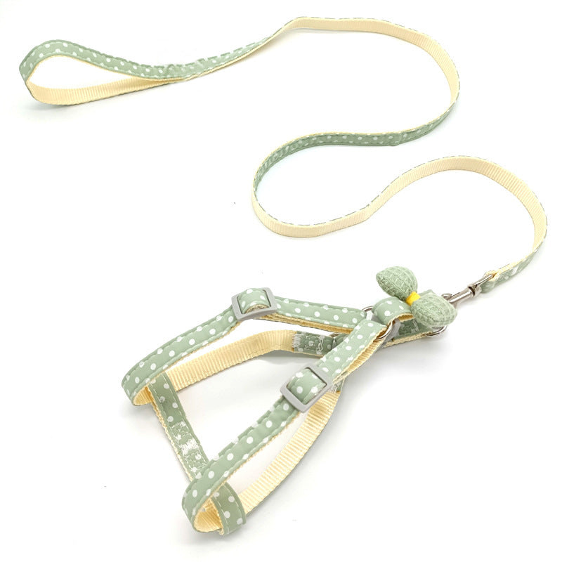 Cotton fashion dog leash from Cashymart featuring a durable collar with stylish design for pets.