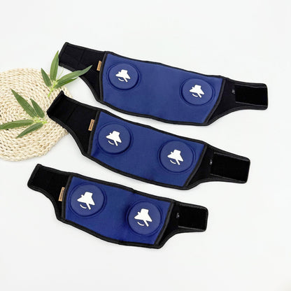 Dog calming hood by Cashymart shown in a close-up, soft fabric hood designed to help reduce anxiety in dogs.