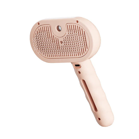 Cashymart dog and cat massage comb brush with ergonomic handle for gentle grooming and deshedding.