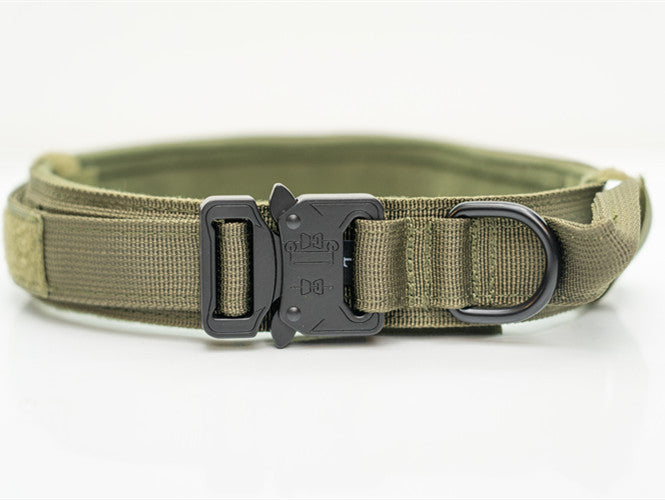 Nylon pet collar by Cashymart with adjustable strap and metal buckle, featuring a vibrant blue color for dogs or cats.
