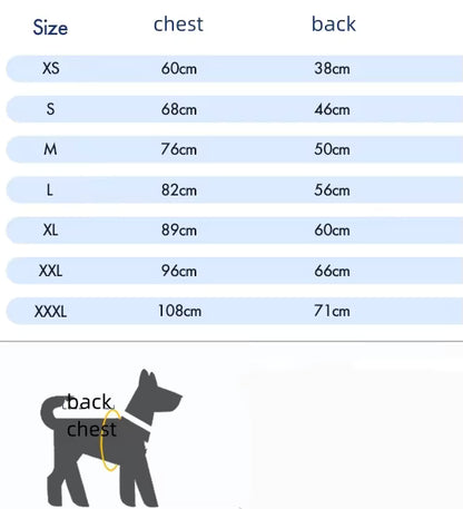 Dog recovery pyjamas from Pawsome Pet Store in various sizes, designed for calming and post-surgery recovery for dogs.