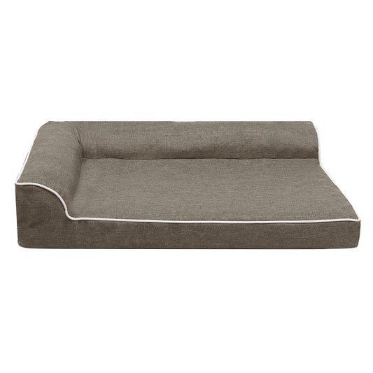 NNEIDS Pawz Orthopedic Dog Bed XXL in coffee color with plush cushioning, designed for large dogs' comfort and support.