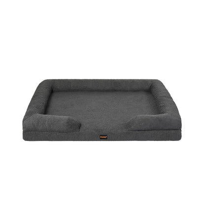 IDropship PaWz memory foam pet sofa bed with plush cushion for cats and dogs, offering comfort and support in a stylish design.