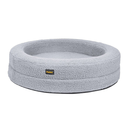 Comfortable IDropship Pawz Pet Orthopedic Calming Bed with memory foam for dogs and cats, featuring a soft, plush sofa design.