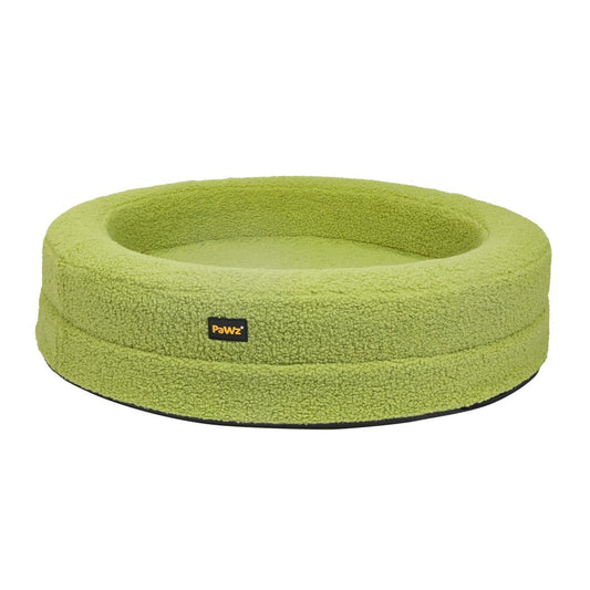 IDropship Pawz Pet Orthopedic Calming Memory Foam Dog Bed with plush fabric and supportive cushioning for pets' comfort.