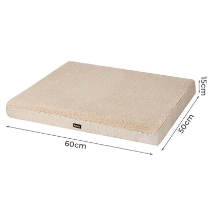 Soft IDropship Pawz dog bed with removable washable cushion, ideal for pets, featuring plush fabric and cozy design.