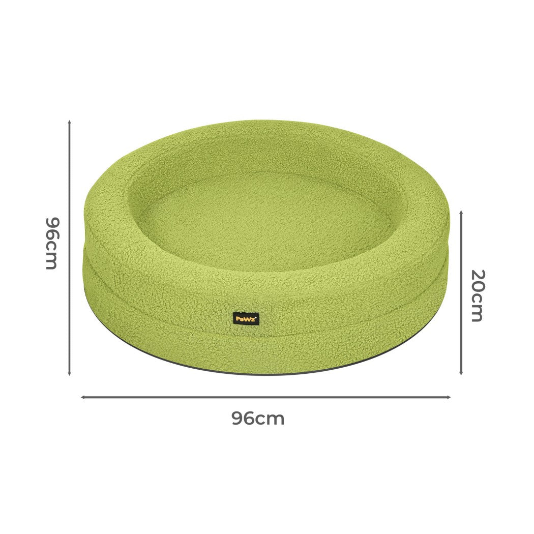 IDropship Pawz Pet Orthopedic Calming Memory Foam Dog Bed with plush fabric and supportive design for cats and dogs.