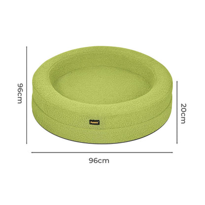 IDropship Pawz Pet Orthopedic Calming Memory Foam Dog Bed with plush fabric and supportive design for cats and dogs.