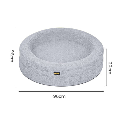 IDropship Pawz Pet orthopedic calming bed with memory foam, cozy dog and cat sofa with plush fabric and supportive cushioning
