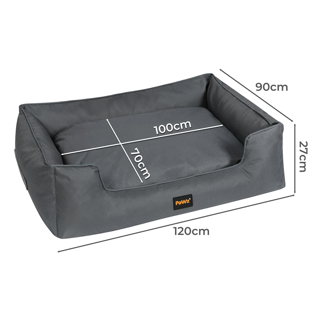 NNEIDS Pawz waterproof pet dog calming bed with soft cushioning and waterproof cover, designed for comfort and durability.