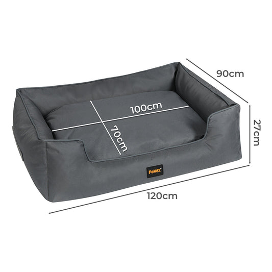 NNEIDS Pawz waterproof pet dog calming bed with soft cushioning and waterproof cover, designed for comfort and durability.