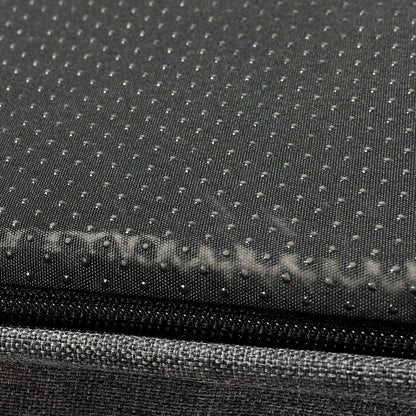 Large grey Pawz orthopedic dog bed from IDropship, with plush fabric and cushioned edges for comfort and support.