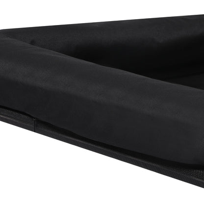 IDropship PaWz raised outdoor dog bed with breathable mesh, elevated pet bed for outdoor use, comfortable and durable for dogs.