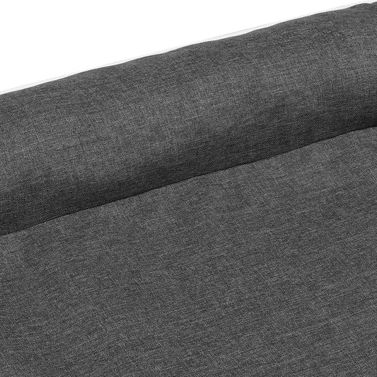 Large grey Pawz orthopedic dog bed by IDropship, featuring plush cushioning and supportive memory foam for comfort.