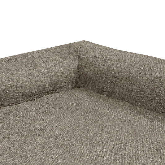 Large NNEIDS Pawz orthopedic dog bed in coffee color, plush and supportive for extra comfort.