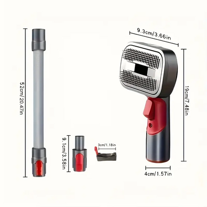 TM Pet Vacuum Attachment Kit for V7–V15 fits vacuum cleaners, featuring brushes and tools for pet hair removal and detailed cleaning.